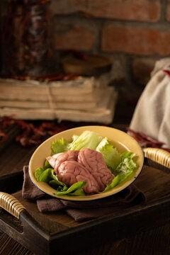 烤猪脑视频,烤猪脑的独特风味体验